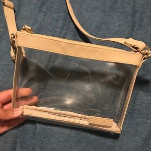 Clear game day crossbody